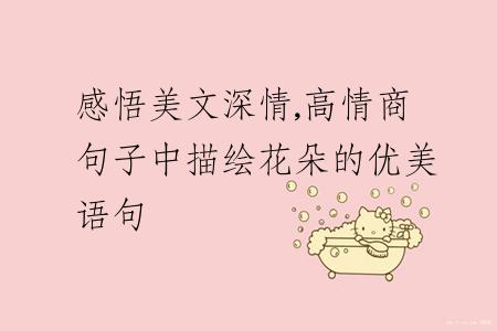 感悟美文深情,高情商句子中描绘花朵的优美语句
