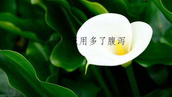 利尿剂服用多了腹泻